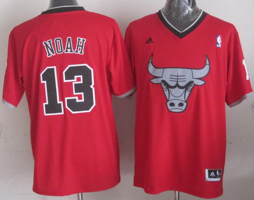 2014 Christmas NBA Chicago Bulls #13 Noah Red Jersey