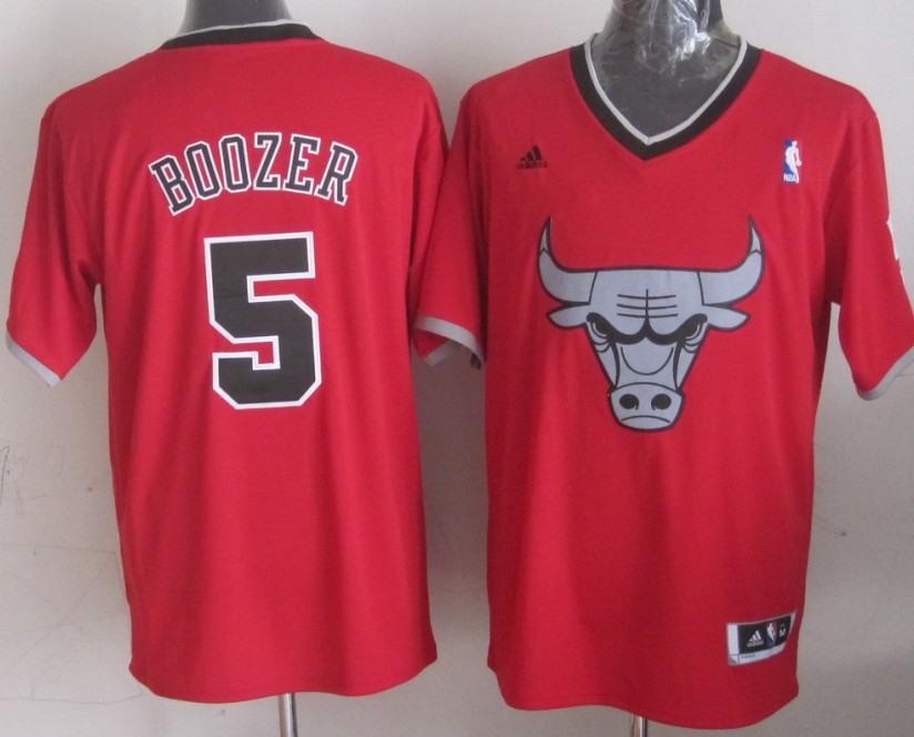 2014 Christmas NBA Chicago Bulls #5 Carlos Boozer Red Jersey