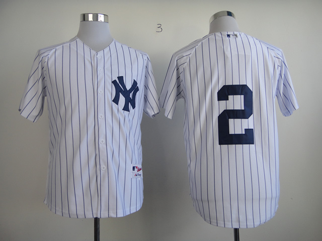 New York Yankees #2 Home White Jersey