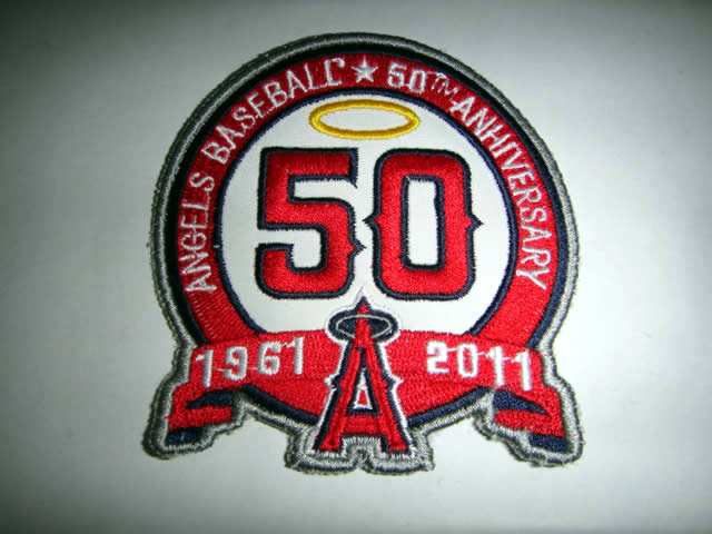 Los Angeles Angels 50th Year Patch