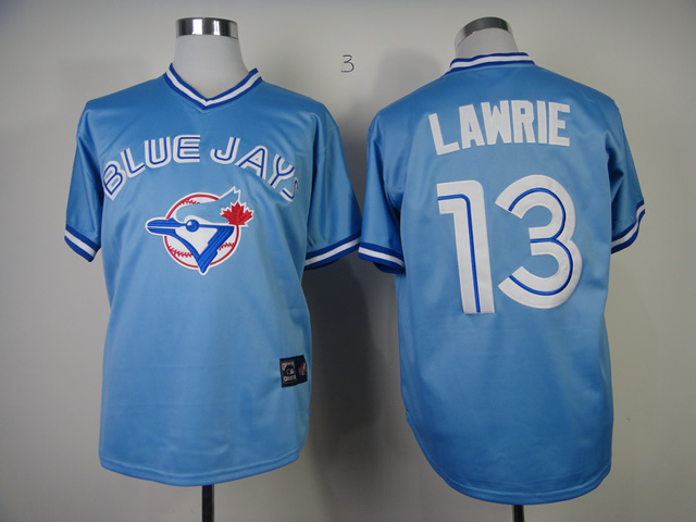 Toronto Blue Jays #13 Lawrie Blue Jersey