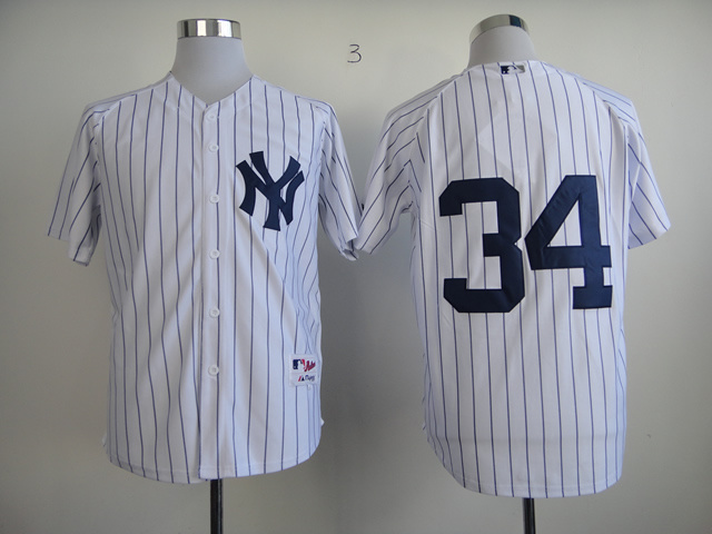 New York Yankees #34 Brian McCann Home White Jersey