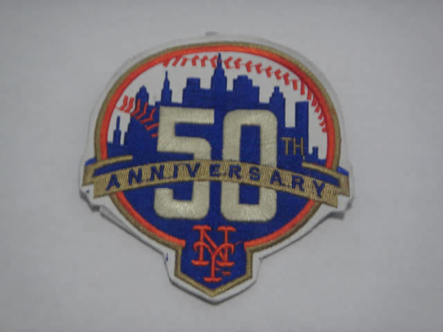 New York Mets 50th Year Patch