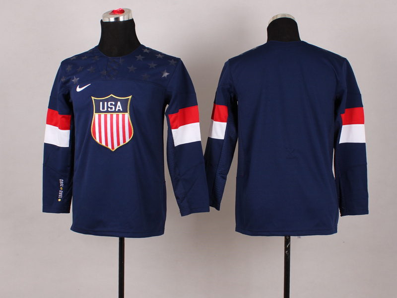 2014 Olympic USA Blank Youth Red Jersey