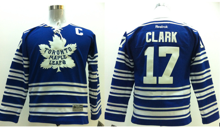 Reebok Toronto Maple Leafs 2014 NHL 17 Clark Winter Classic youth Jersey