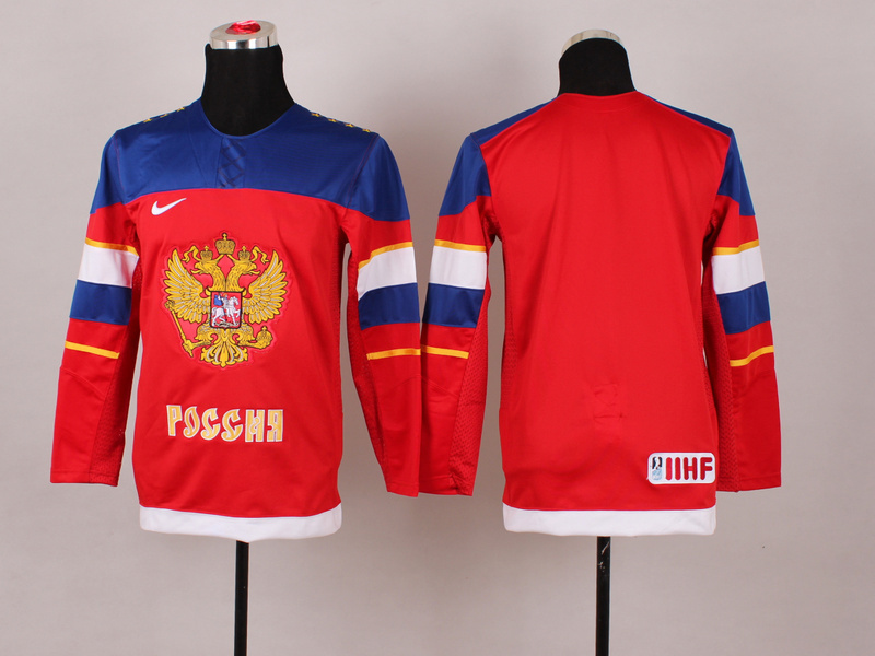 2014 Olympic Blank Youth Red Jersey