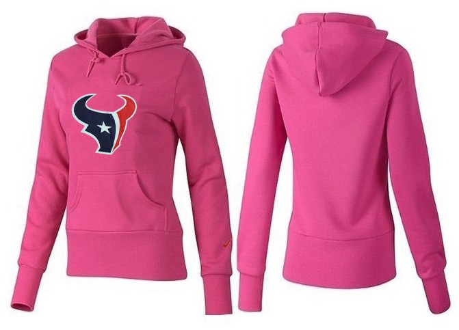 Nike Houston Texans Pink Women Hoodie