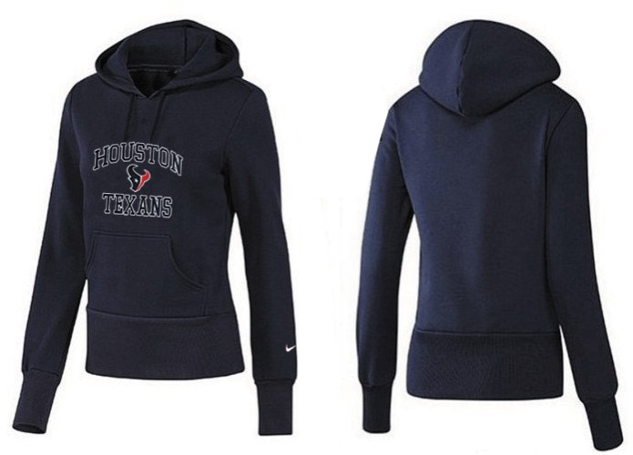 Nike Houston Texans Dark Blue Color Women Hoodie