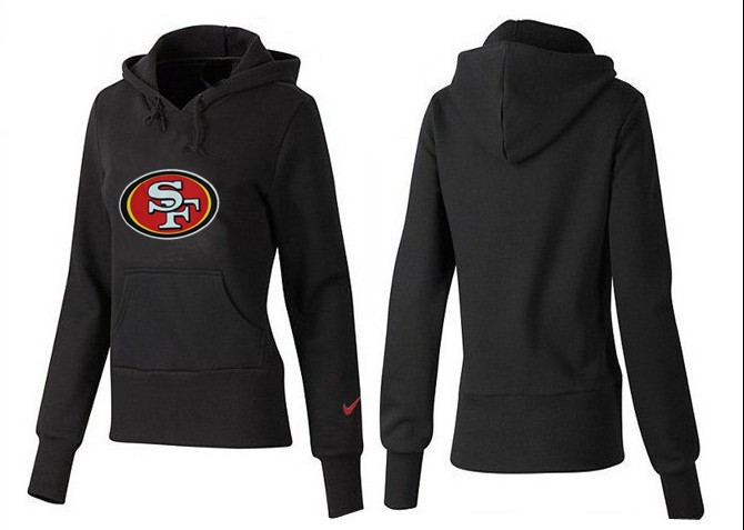 Nike San Francisco 49ers Logo Black Women Hoodie