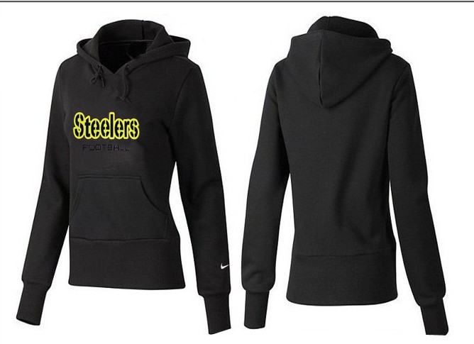New Pittsburgh Steelers Black Hoodie for Women