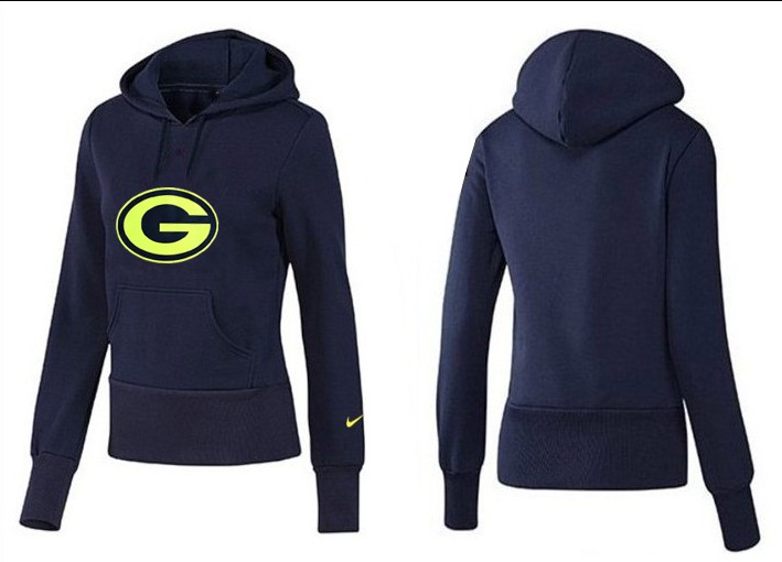 Nike Green Bay Packers Dark Blue  Women Hoodie