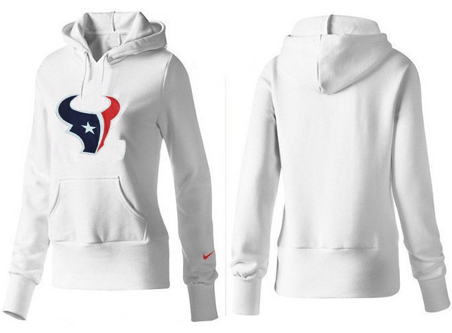 Nike Houston Texans White Women Hoodie