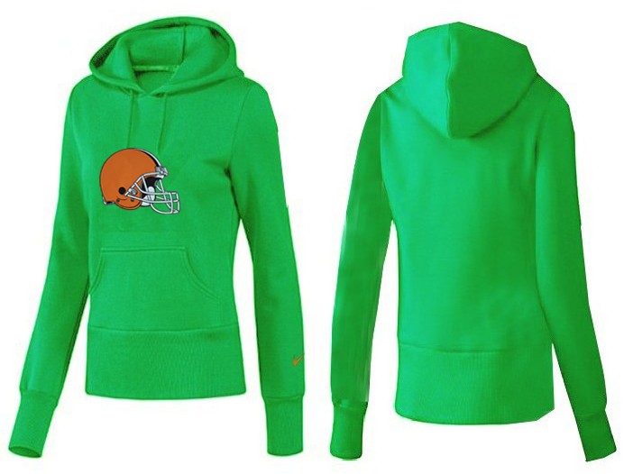 Nike Cleveland Browns Green Color Hoodie for Women