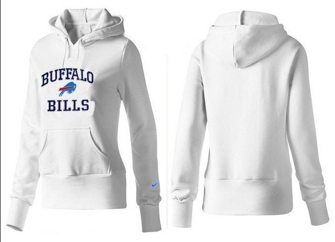 Nike Buffalo Bills White Color Women Hoodie