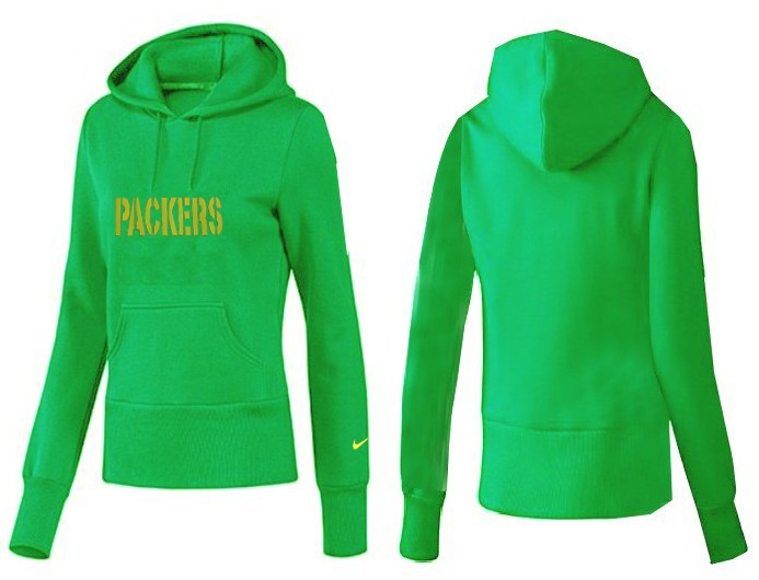 Nike Green Bay Packers Women Green Color Hoodie