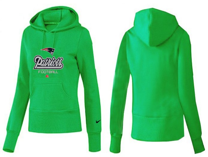 Nike New England Patriots Green Color for Women Hoodie