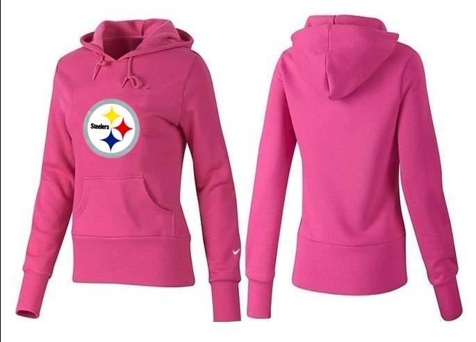New Pittsburgh Steelers Pink Hoodie for Women