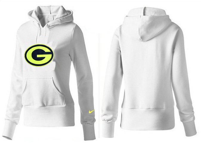 Nike Green Bay Packers Women Hoodie White Color