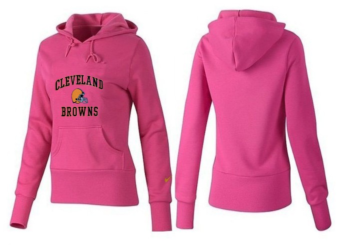 Nike Cleveland Browns Women Pink Hoodie