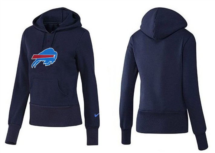 Nike Buffalo Bills Women Dark Blue Hoodie