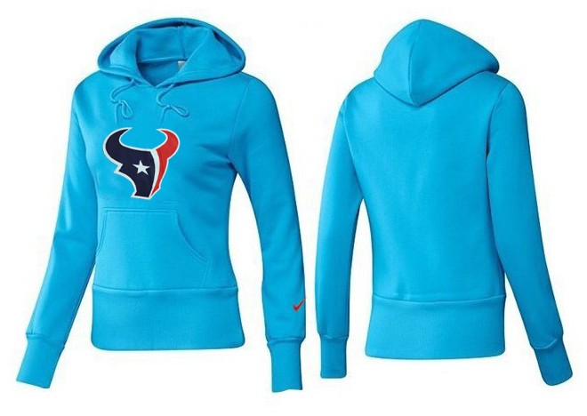 Nike Houston Texans Light Blue Women Hoodie