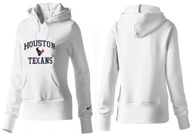 Nike Houston Texans White Color Women Hoodie