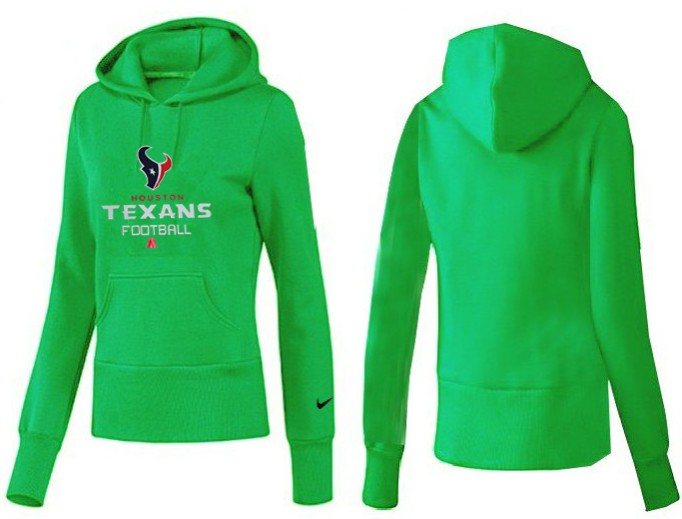 Nike Houston Texans Green Color for Women Hoodie