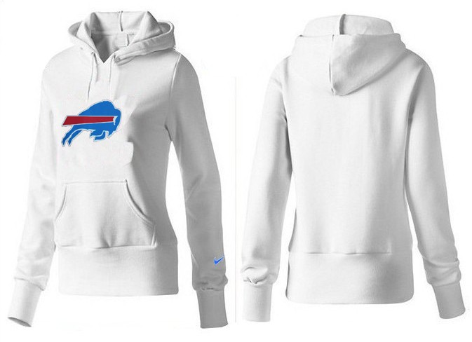 Nike Buffalo Bills White Women Hoodie