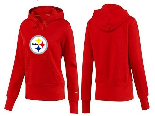 New Pittsburgh Steelers Red Hoodie for Women