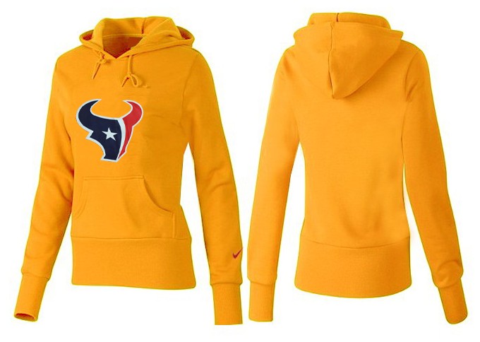 Nike Houston Texans Yellow Women Hoodie