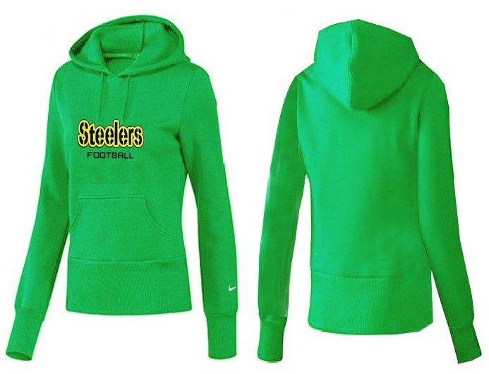 New Pittsburgh Steelers Women Green Color Hoodie