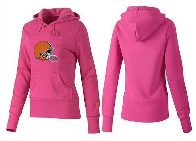 Nike Cleveland Browns Women Pink Color Hoodie