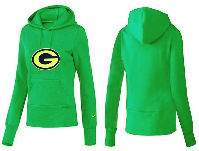 Nike Green Bay Packers Green Lady Hoodie