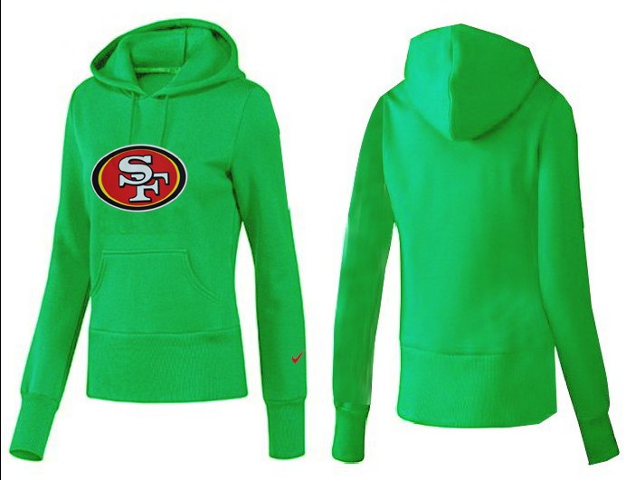 Nike San Francisco 49ers Logo Green Women Hoodie