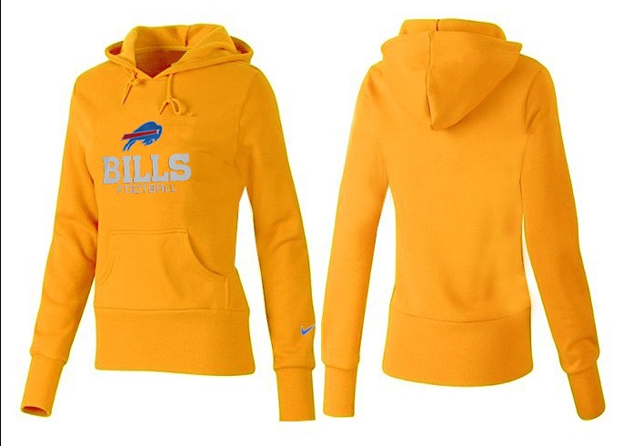 Nike Buffalo Bills Women Yellow Hoodie