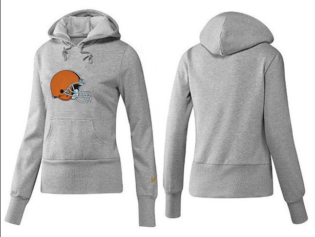 Nike Cleveland Browns Women Grey Hoodie