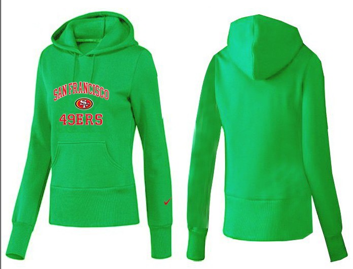 Nike San Francisco 49ers Logo for Women  Hoodie Green