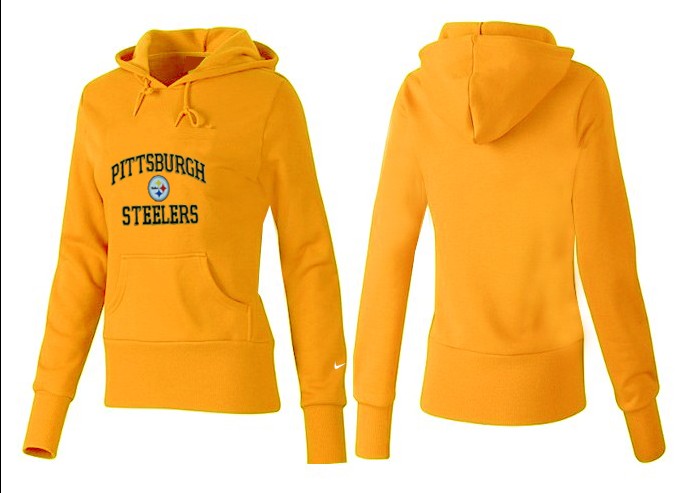New Pittsburgh Steelers Yellow Color Hoodie for Women