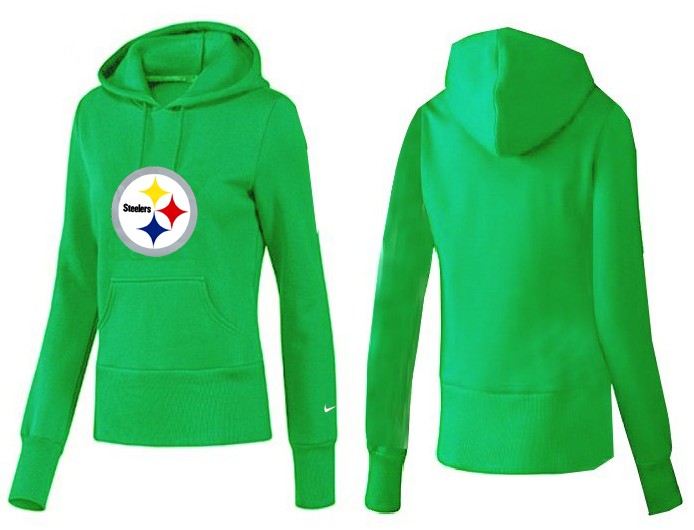 New Pittsburgh Steelers Green Color Hoodie for Women