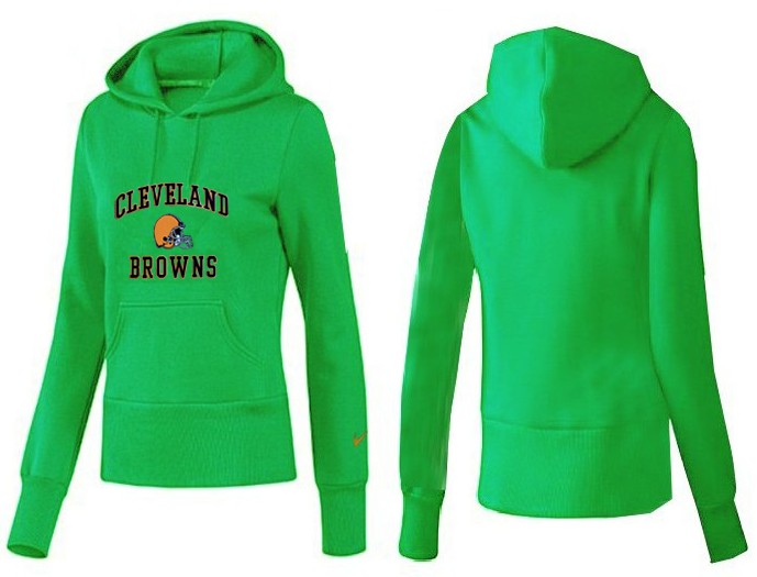 Nike Cleveland Browns Green Women Hoodie