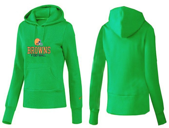 Nike Cleveland Browns Women Green Hoodie