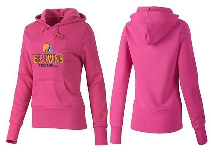 Nike Cleveland Browns Pink Women Hoodie
