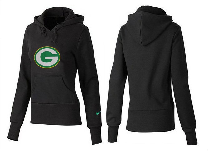 Nike Green Bay Packers Women Black Hoodie