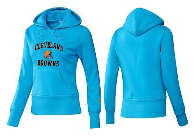 Nike Cleveland Browns L.Blue Hoodie FOR Women