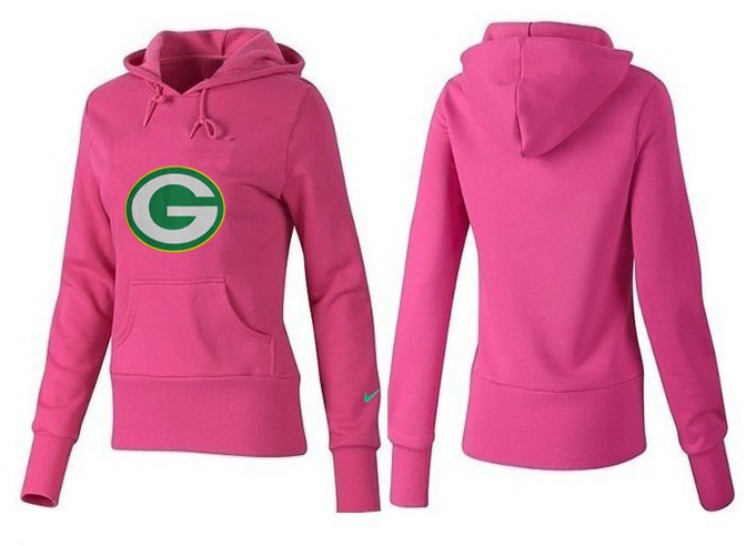 Nike Green Bay Packers Women Pink Hoodie