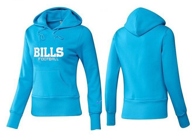 Nike Buffalo Bills Women L.Blue Color Hoodie