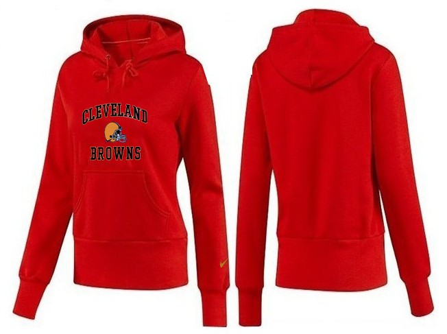 Nike Cleveland Browns Red Color Women Hoodie