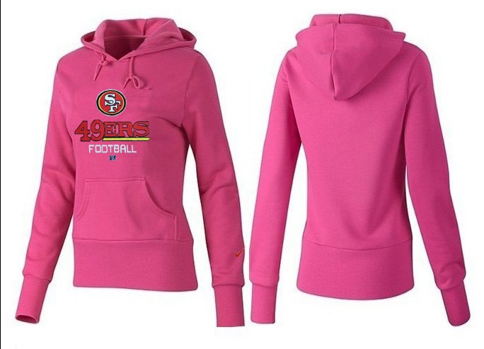 Nike San Francisco 49ers Logo  Hoodie Pink Color