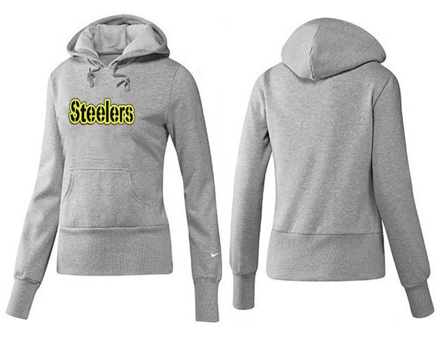New Pittsburgh Steelers Grey Hoodie Women