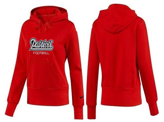 Nike New England Patriots Red Color Hoodie Women